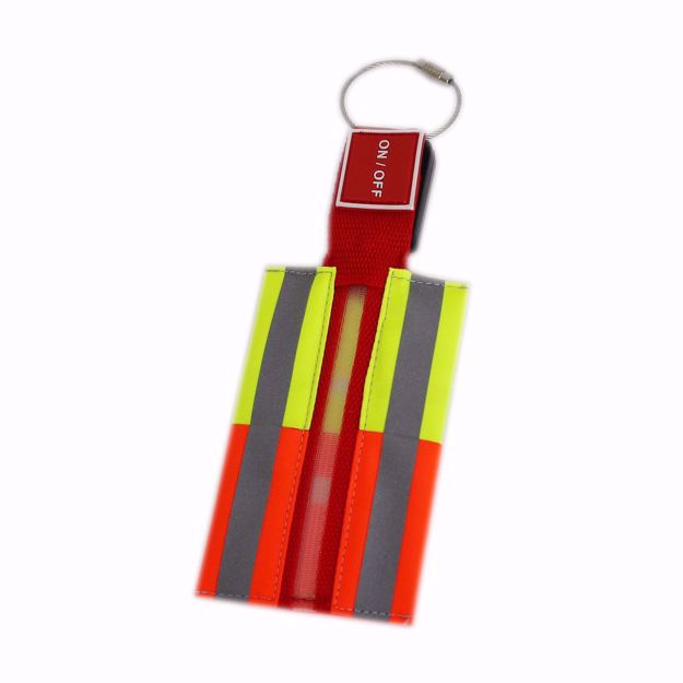 Bild von LED-Universal-Safety Stick, zusätzliche Reflektorstreifen, 14 x 6 cm, rot / orange / gelb