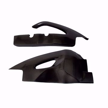 Picture of Carbon Racing Swingarm Protector suitable for Suzuki GSXR 600/750 K6-K10