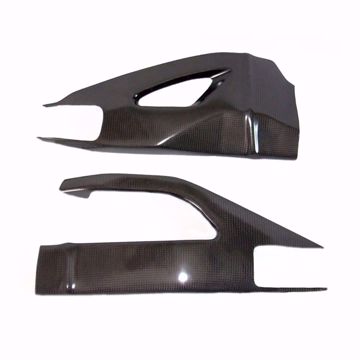 Picture of Carbon Racing Swingarm Protector suitable for Suzuki GSXR 1000 K7-K8