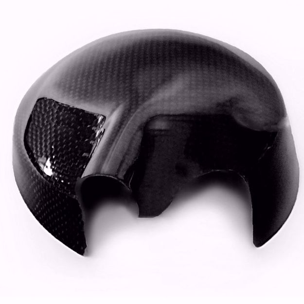 Picture of Carbon Racing clutch cover protector suitable for Kawasaki ZX 6