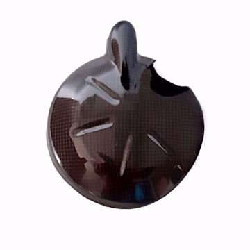 Picture of Carbon Racing clutch cover protector suitable for Kawasaki ZX 6