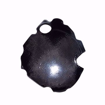 Picture of Carbon Racing clutch cover protector suitable for Suzuki GSXR 600/750 K4/K5