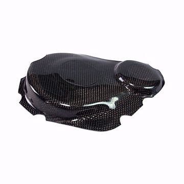 Picture of Carbon Racing clutch cover protector suitable for Suzuki GSXR 600/750 K8-L6