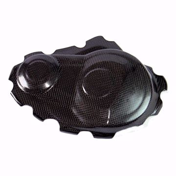 Picture of Carbon Racing clutch cover protector suitable for Suzuki GSXR 1000 K9-L6