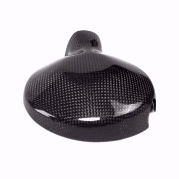 Picture of Carbon Racing clutch cover protector suitable for Triumph Daytona 675
