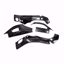 Picture of Carbon Racing frame and swingarm protector set suitable for Suzuki GSXR 1000 K5/K6