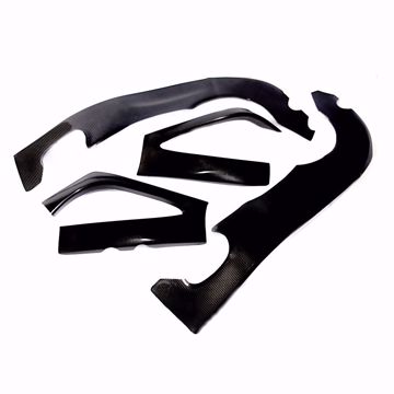 Picture of Carbon Racing frame and swingarm protector set suitable for Yamaha R1