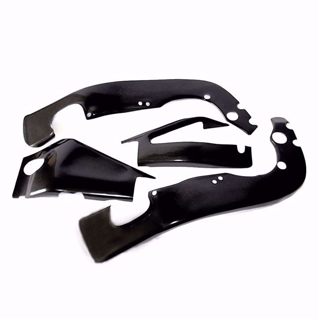 Picture of Carbon Racing frame and swingarm protector set fits Yamaha R1