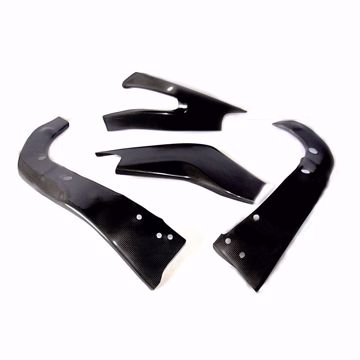 Picture of Carbon Racing frame and swingarm protector set suitable for Yamaha R6