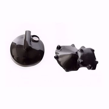 Bild von Carbon Racing Deckelschonerset passend für Kawasaki ZX 10
