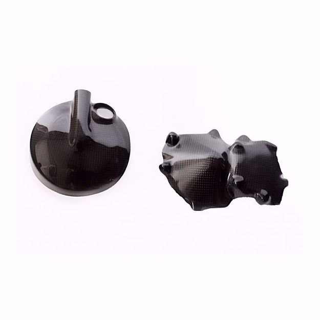Bild von Carbon Racing Deckelschonerset passend für Kawasaki ZX 10