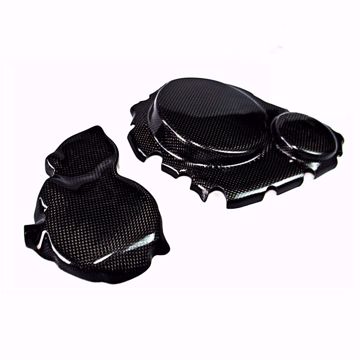 Picture of Carbon Racing cover saver set suitable for Suzuki GSXR 600/750 K6/K7