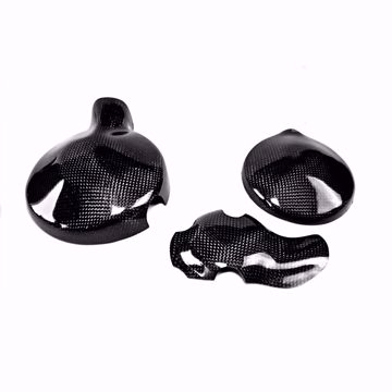 Bild von Carbon Racing Deckelschonerset passend für Triumph Daytona 675