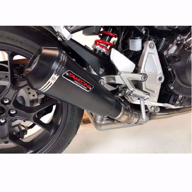 Bild von TAKKONI Endschalldämpfer, schwarz, passend für Honda CB 1000 R
