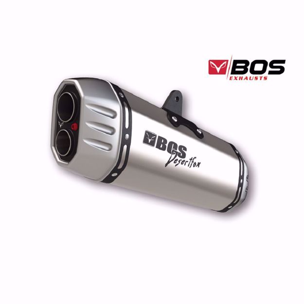 Picture of BOS Rear silencer Desert Fox for Suzuki DL 1000 V-current