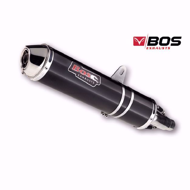 Picture of BOS Rear silencer carbon-steel for Suzuki GSX 600/750 F