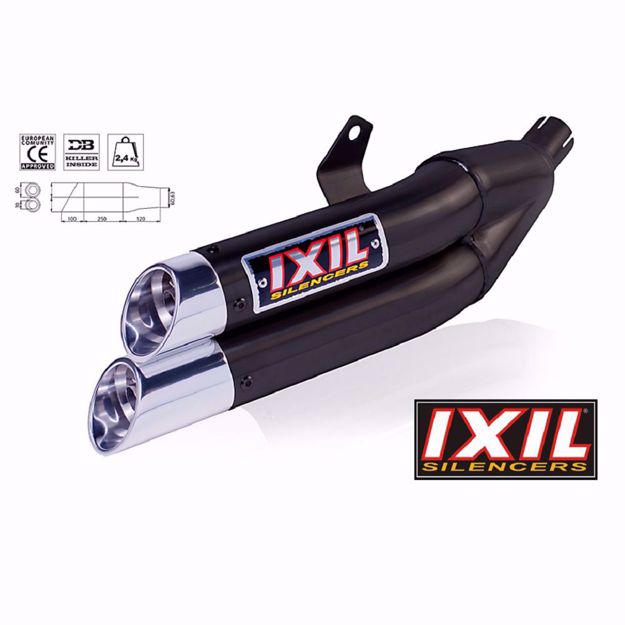 Bild von IXIL Endschalldämpfer Hyperlow black XL, passend für Kawasaki Z 900