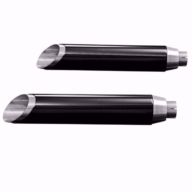 Picture of HIGHWAY HAWK Rear silencer Slashcut, suitable for Victory Vegas 1800/Jackpot/8-Ball